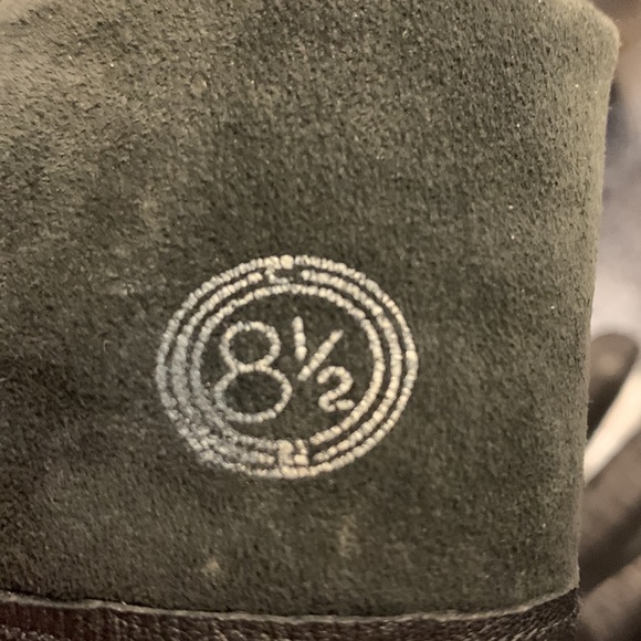 COPY - Vintage Leather Fabric Gloves. Black. Elegant 8.5 - Picture 6 of 6